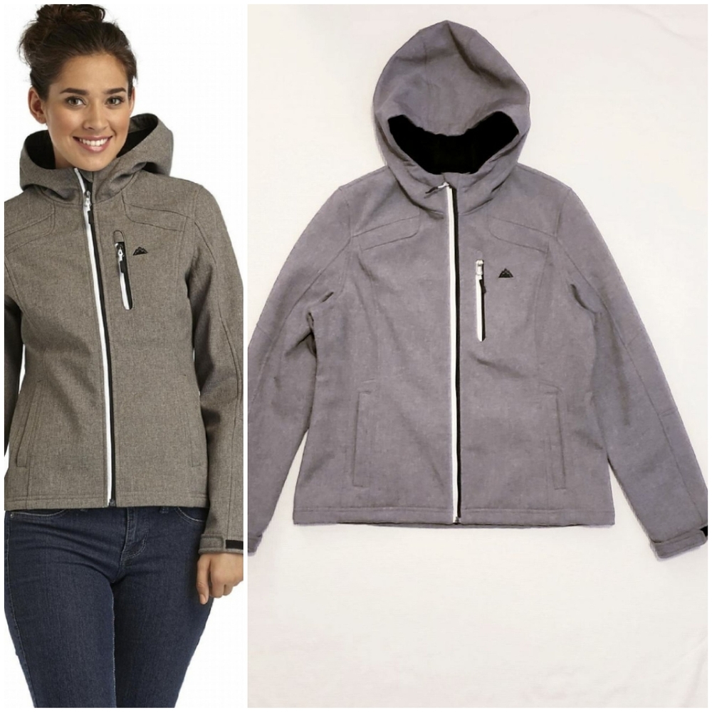 Snozu Gray Sport Hooded Winter Sports Jacket